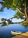 GalvÃâs lake in Trakai Lithuania.